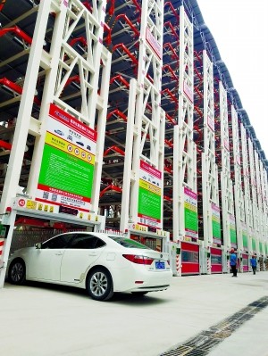 东莞市人民医院垂直循环智能立体停车场将于今年5月1日正式投入运营
